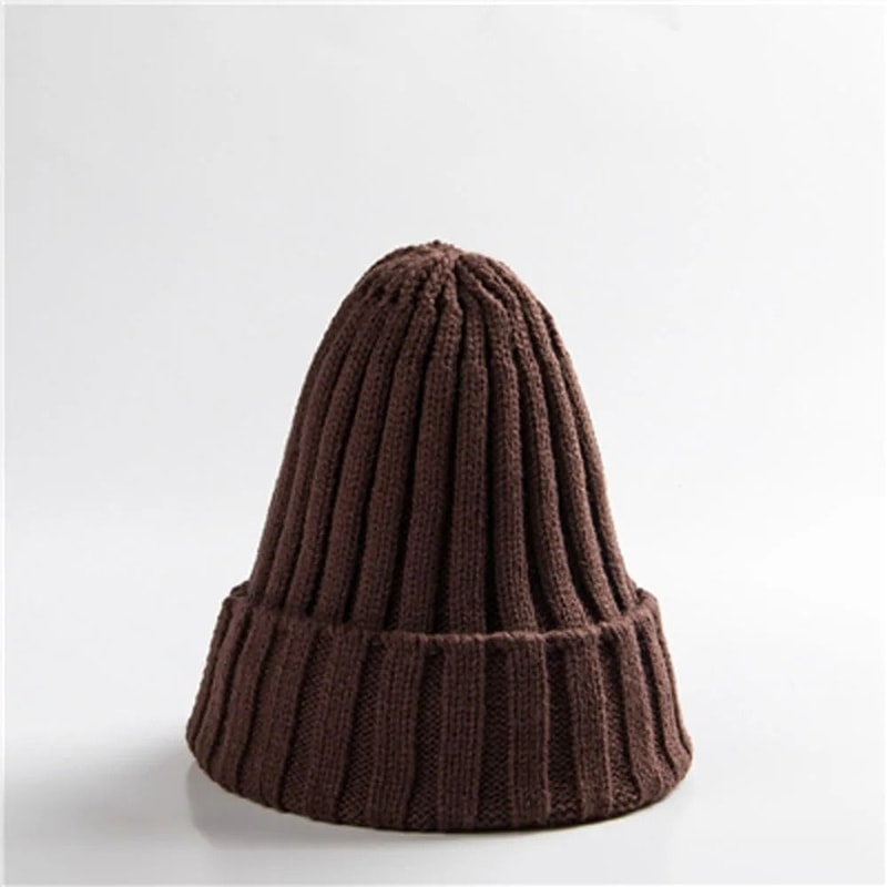 Knitted Woolen Hood For Men And Women With Ear Protection Warm Winter Hat 17