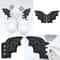 Bling Bat Shoe Wings Embroidery DIY Charm Decorations For Sneakers 2