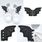 Bling Bat Shoe Wings Embroidery DIY Charm Decorations For Sneakers 2