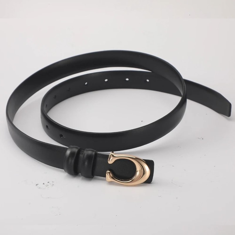 High Quality Womens Fashion Belt With C Buckle 3