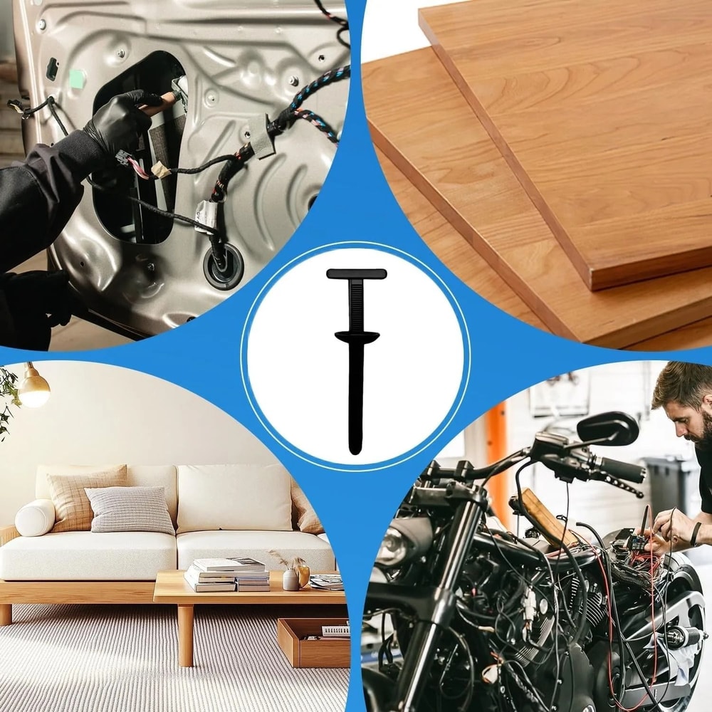 Universal Car Nylon Cable Tie Buckles Heavy Duty Self Locking Zip Ties 3