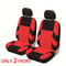 Car Seat Covers Full Set Front Split Rear Bench For Car Universal Cloth SUV Sedan Van 9