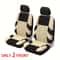 Car Seat Covers Full Set Front Split Rear Bench For Car Universal Cloth SUV Sedan Van 13