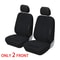 Car Seat Covers Full Set Front Split Rear Bench For Car Universal Cloth SUV Sedan Van 6