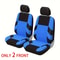 Car Seat Covers Full Set Front Split Rear Bench For Car Universal Cloth SUV Sedan Van 8