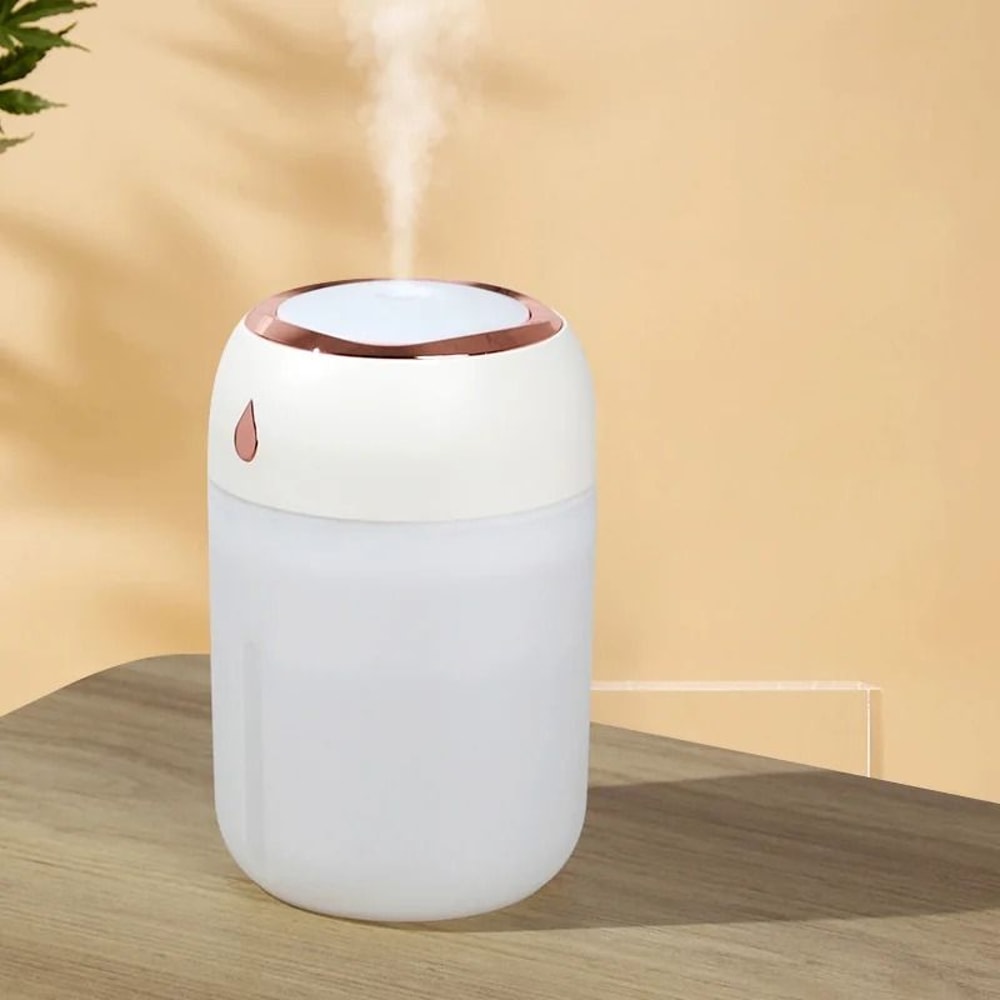 Portable Mini USB Air Humidifier Aroma Diffuser LED Cool Light 330ml 3