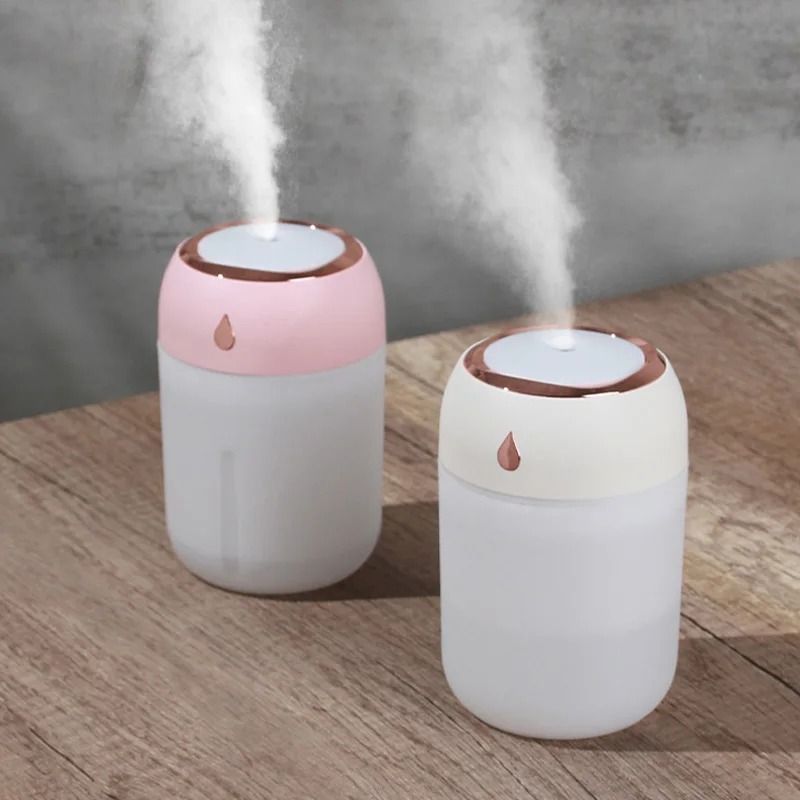 Portable Mini USB Air Humidifier Aroma Diffuser LED Cool Light 330ml 4