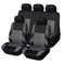 Car Seat Covers Full Set Front Split Rear Bench Universal Cloth SUV Sedan Van Interior Covers 11