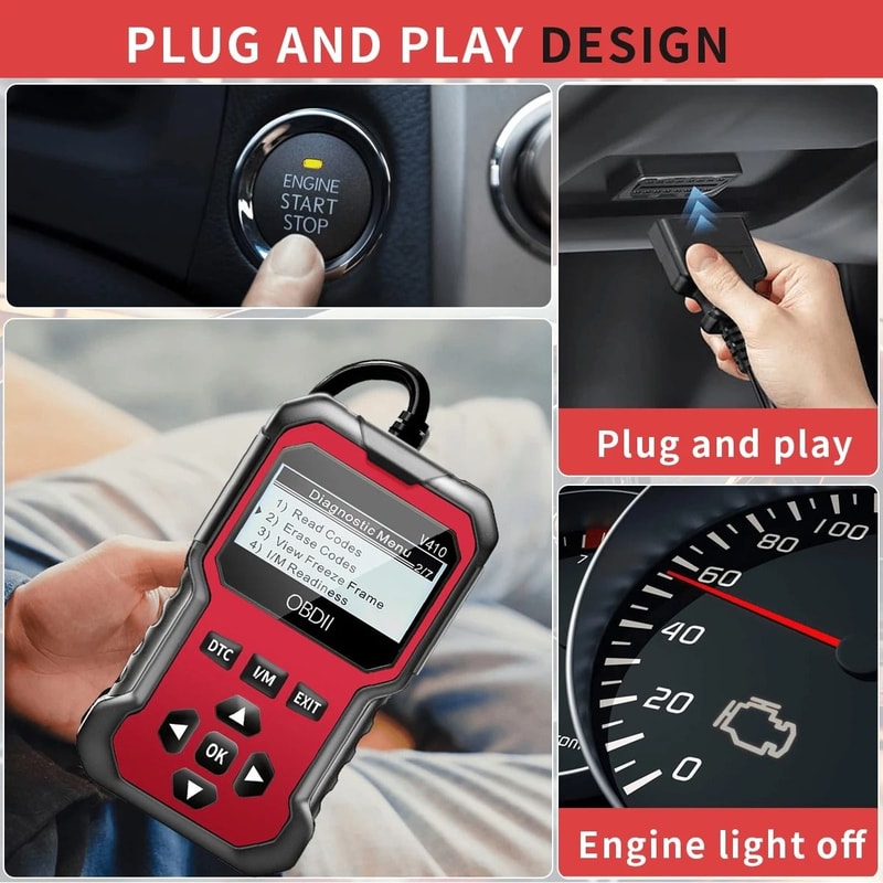 Car OBD2 Scanner Diagnostic Tool Code Reader Engine Fault Code Reader For All OBD II Protocol Cars 2