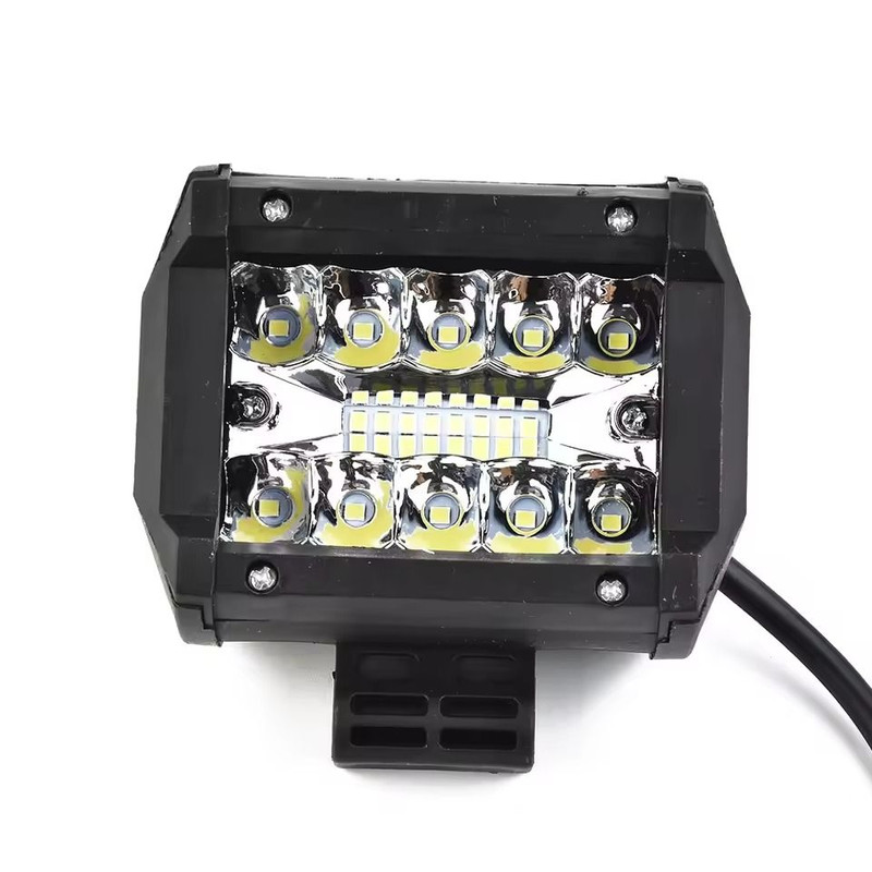 12V 60W LED Bar Offroad Spot Flood Combo Work Light For Truck Car SUV ATV UTV 4WD 6
