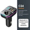Bluetooth 50 FM Transmitter Handsfree Car Radio Modulator MP3 Player With 225W USB Super Quick Char 9