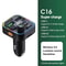 Bluetooth 50 FM Transmitter Handsfree Car Radio Modulator MP3 Player With 225W USB Super Quick Char 8