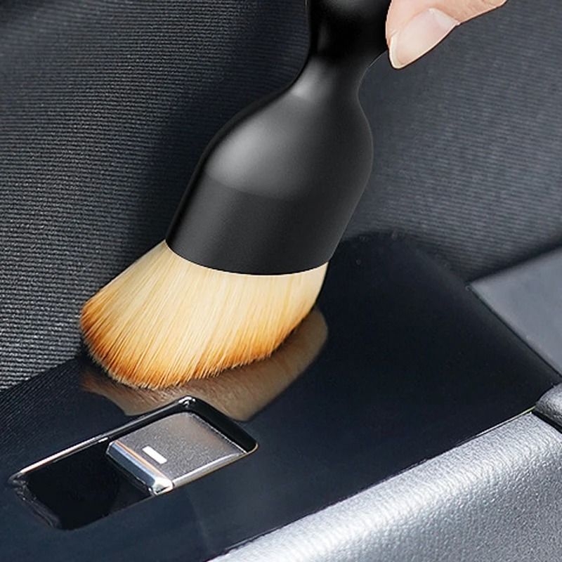 Car Air Vent Cleaning Soft Brush With Protective Casing 3