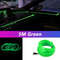 5M Car Interior LED Strip Light Neon Ambient USB Light 9