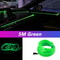 5M Car Interior LED Strip Light Neon Ambient USB Light 9