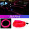 5M Car Interior LED Strip Light Neon Ambient USB Light 6