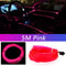 5M Car Interior LED Strip Light Neon Ambient USB Light 6