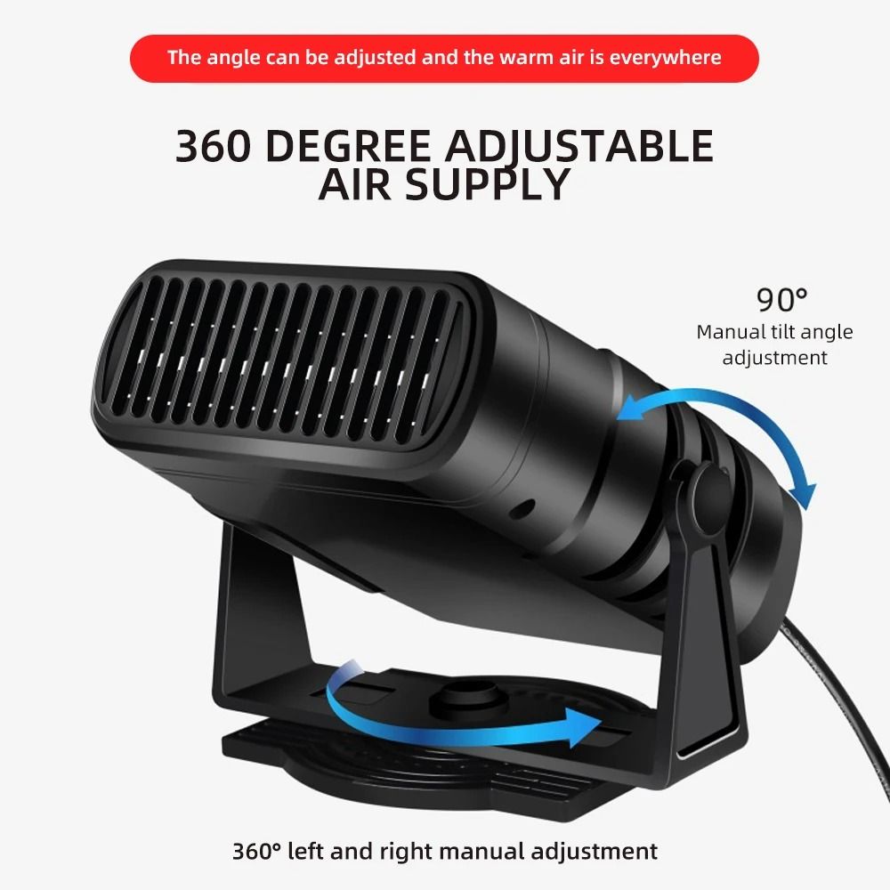 2 In 1 Car Cooling And Heater Fan 12V Or 24V Defogger 3