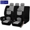 Plain Fabric Bicolor Universal Car Seat Cover Set 0