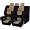 Plain Fabric Bicolor Universal Car Seat Cover Set 9