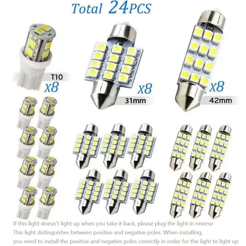 Universal Car Interior LED Light Upgrade Kit 3