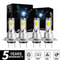 H7 LED Headlight Combo Kit Super Bright 6000K White Bulbs 0