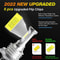 H7 LED Headlight Combo Kit Super Bright 6000K White Bulbs 2