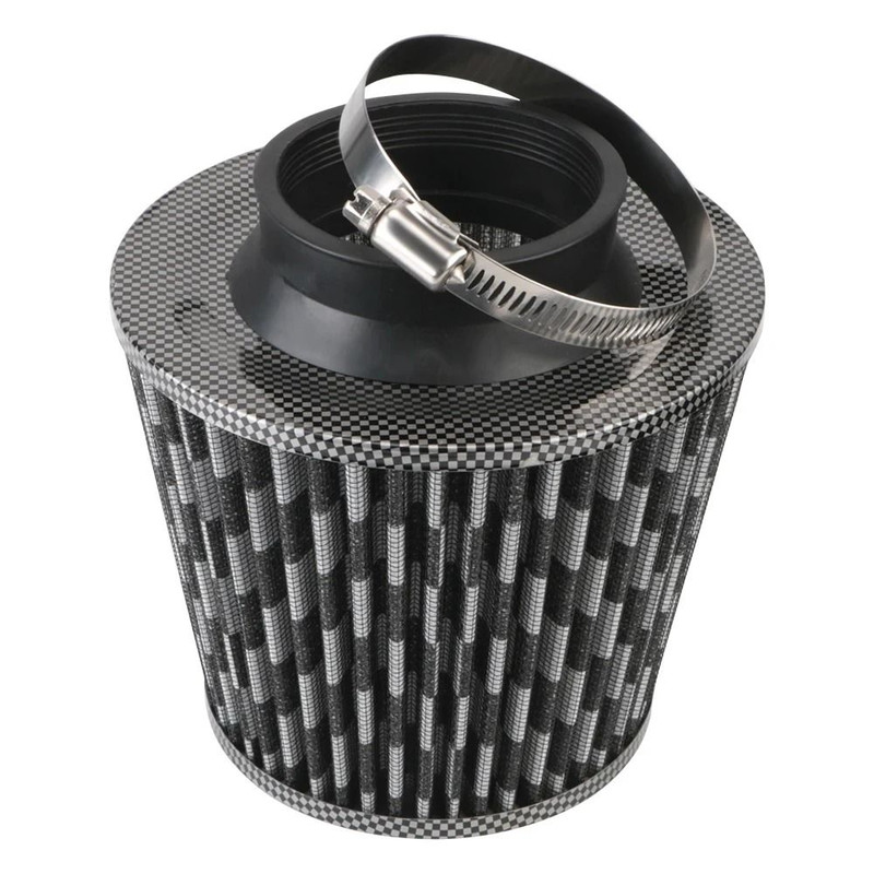 76mm 3 Inch Car Air Filter High Flow Intake Kit Mesh Cone Engine Protector 3