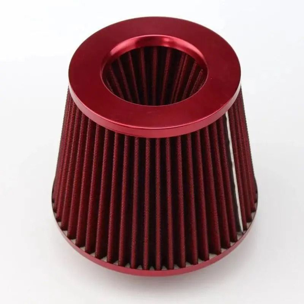 76mm 3 Inch Car Air Filter High Flow Intake Kit Mesh Cone Engine Protector 6