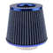 76mm 3 Inch Car Air Filter High Flow Intake Kit Mesh Cone Engine Protector 7