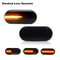 LED Dynamic Side Marker Turn Signal Light Kit For VW Golf Bora MK4 6