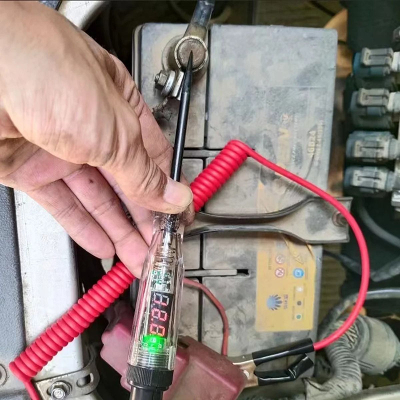Automotive Circuit Test Pen 6V 12V 24V Digital Voltage Display 2
