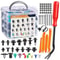 Car Fastener Clip Kit Fender Rivet Retainer Plastic Clips 800pcs 9