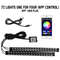 RGB Car Interior Ambient LED Light Strip 2345m 6