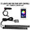 RGB Car Interior Ambient LED Light Strip 2345m 17