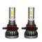 Mini LED Car Headlight Bulbs 6000LM 6000K Pair 2