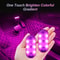 Multi Color Car Interior Wireless Touch LED Light USB Rechargeable 0