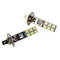 H1 Super White LED Headlight Fog Light Bulbs Kit 2