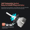 LED Headlight Bulbs 30000LM 6000K High Power Car Fog And Headlamp Set 4