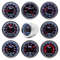 Universal 52mm Analog LED Gauge With White Case And Gauge Pod 0