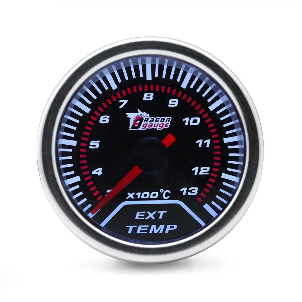 Universal 52mm Analog LED Gauge With White Case And Gauge Pod 15