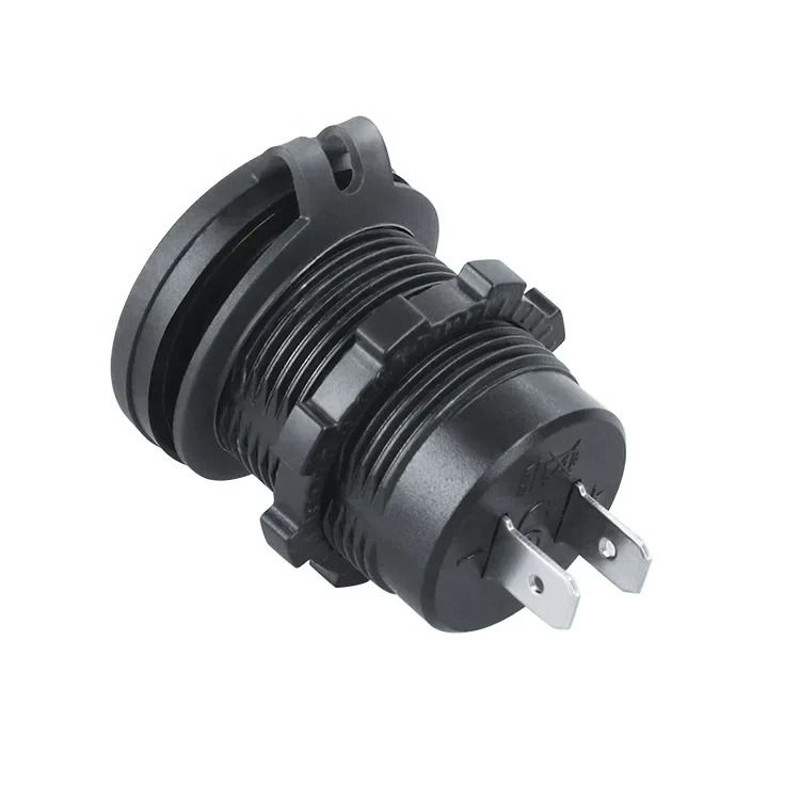 Car Charger Socket Dual Type C And Dual USB Fast Charging Socket With Voltmeter 5