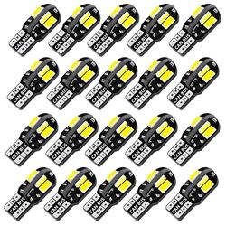 t10 led car bulbs canbus 5730 8smd 12v for interior and signal lighting