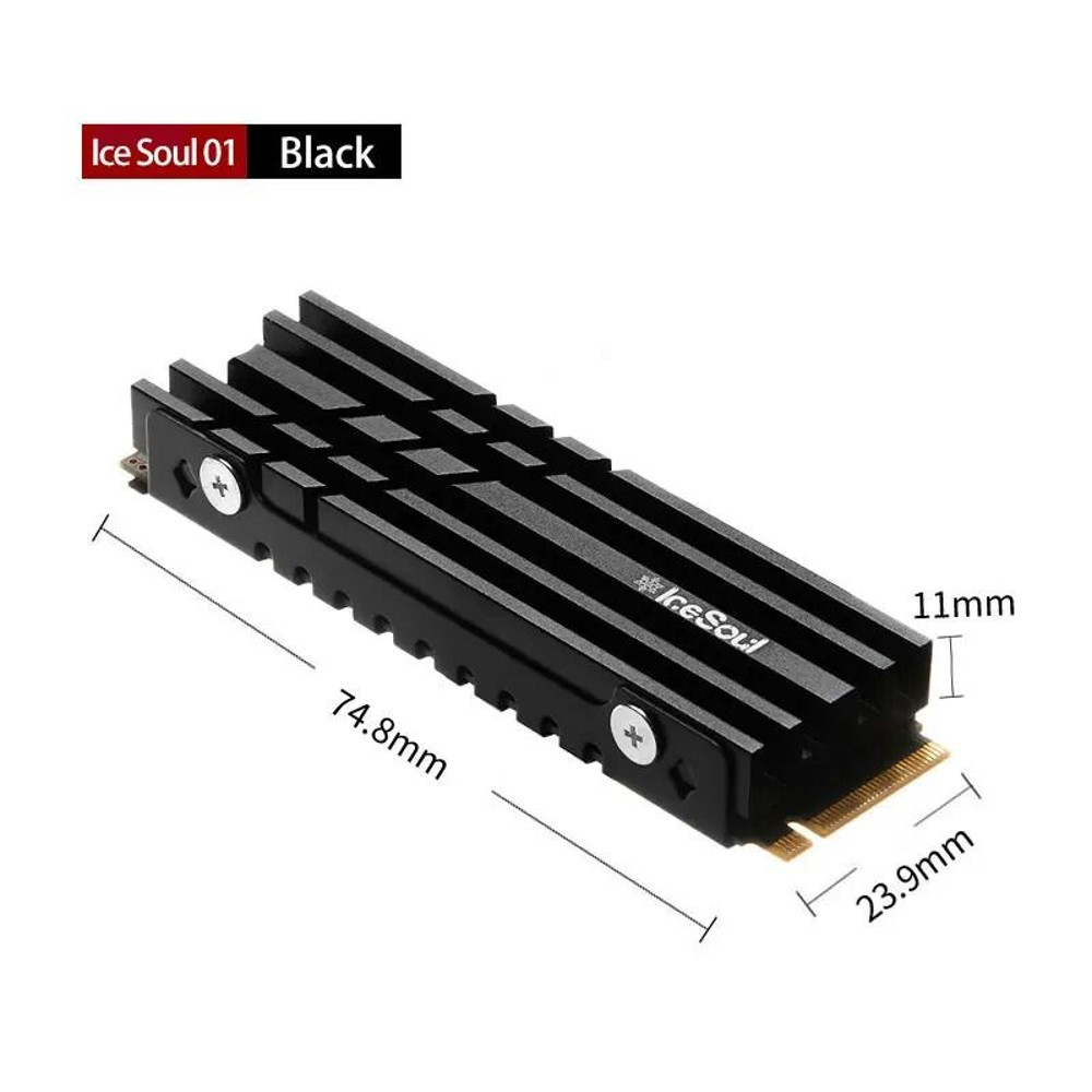 FinalCool IceSoul 01 M2 SSD Heatsink With Double Sided Cooling For 2230 And 2242 Drives 8