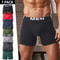 Mens Breathable Stretch Long Underwear Shorts Comfortable Athletic Boxer Briefs 4