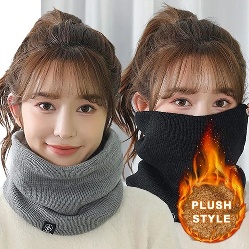 Soft Knitted Winter Neck Warmer For Men And Women Cold Proof Sport Scarf 1