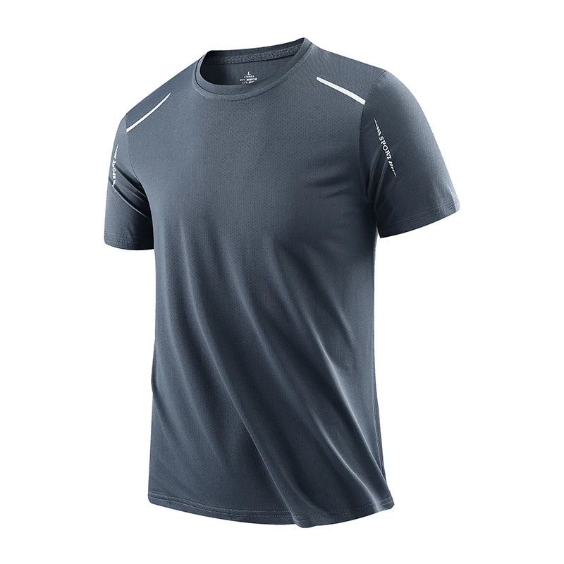 Mens Quick Dry Breathable Outdoor Sports Running T Shirt 8