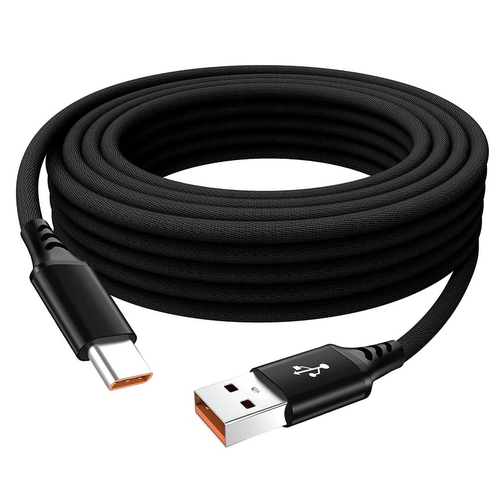 USB Type C Super Fast Charging Cable Long Braided Extension Cord 6