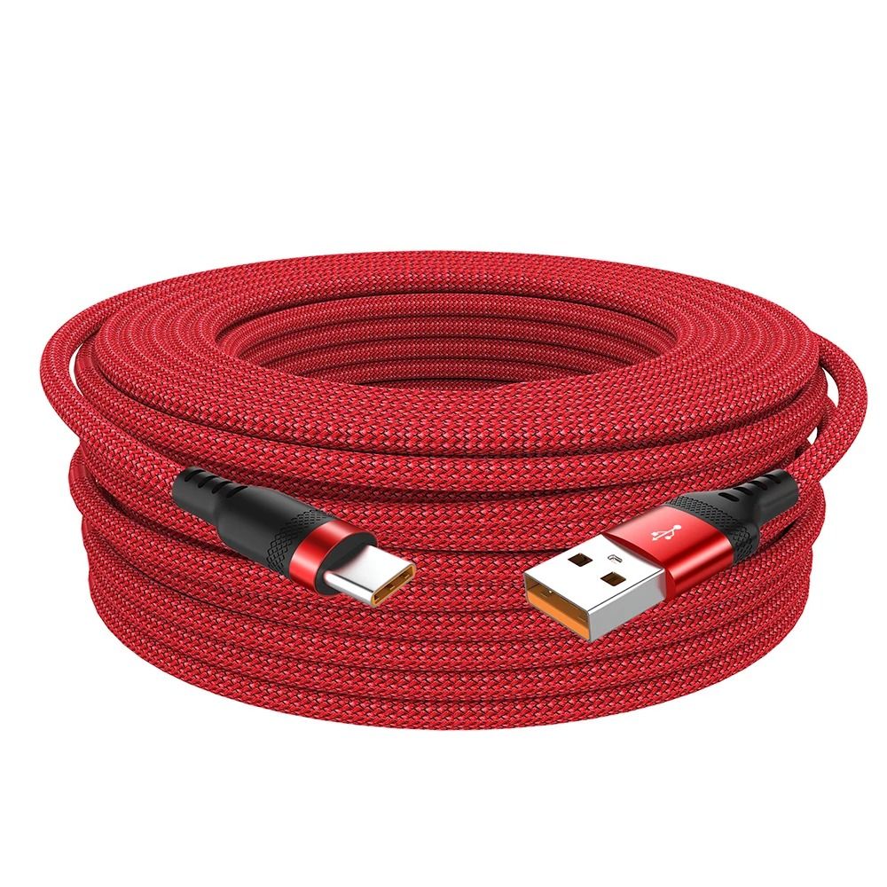 USB Type C Super Fast Charging Cable Long Braided Extension Cord 8