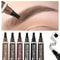 Waterproof 4 Tip Split Eyebrow Pen In 6 Colors 0